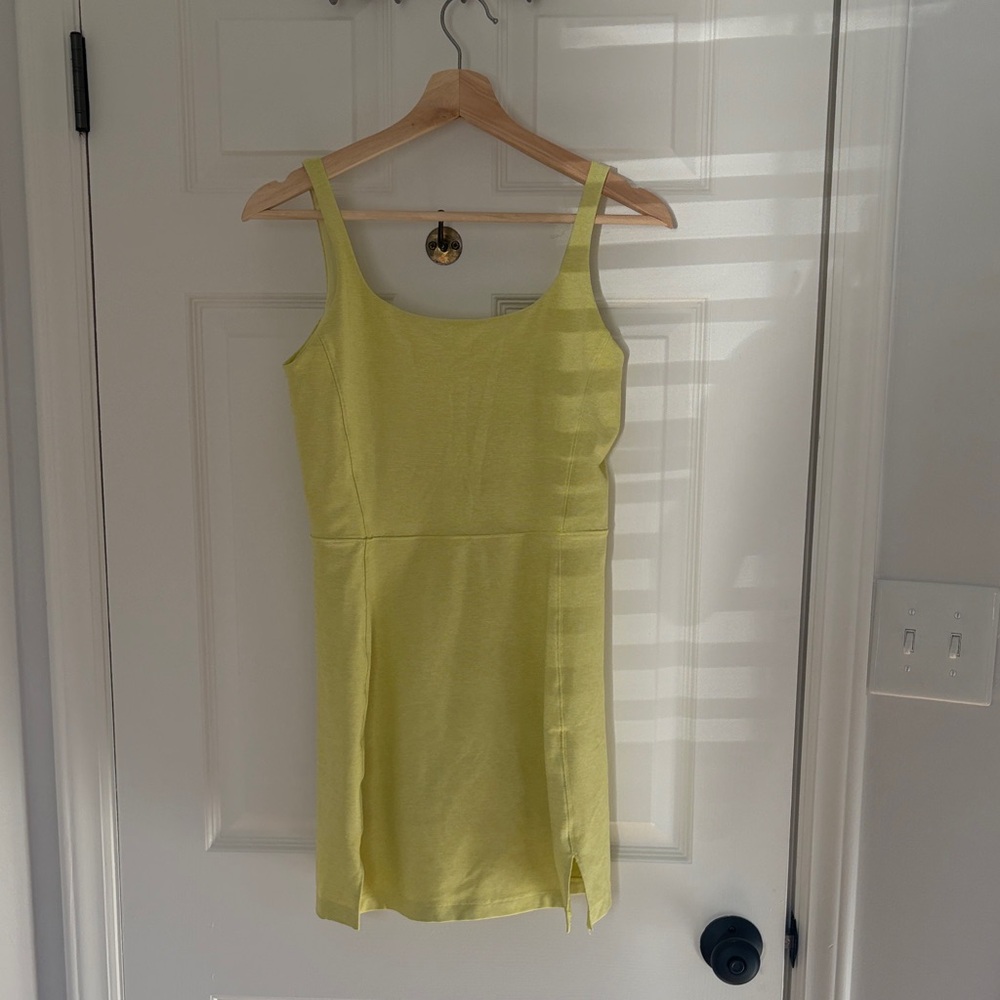 Outdoor Voices Yellow Exercise Dress